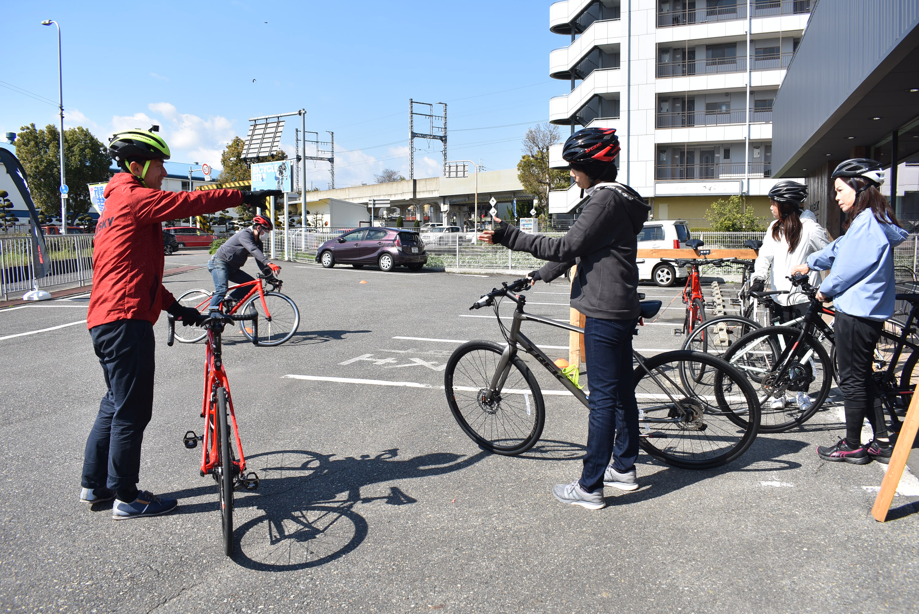 本日はスポーツバイク基礎　ステップ1を開催致しました！