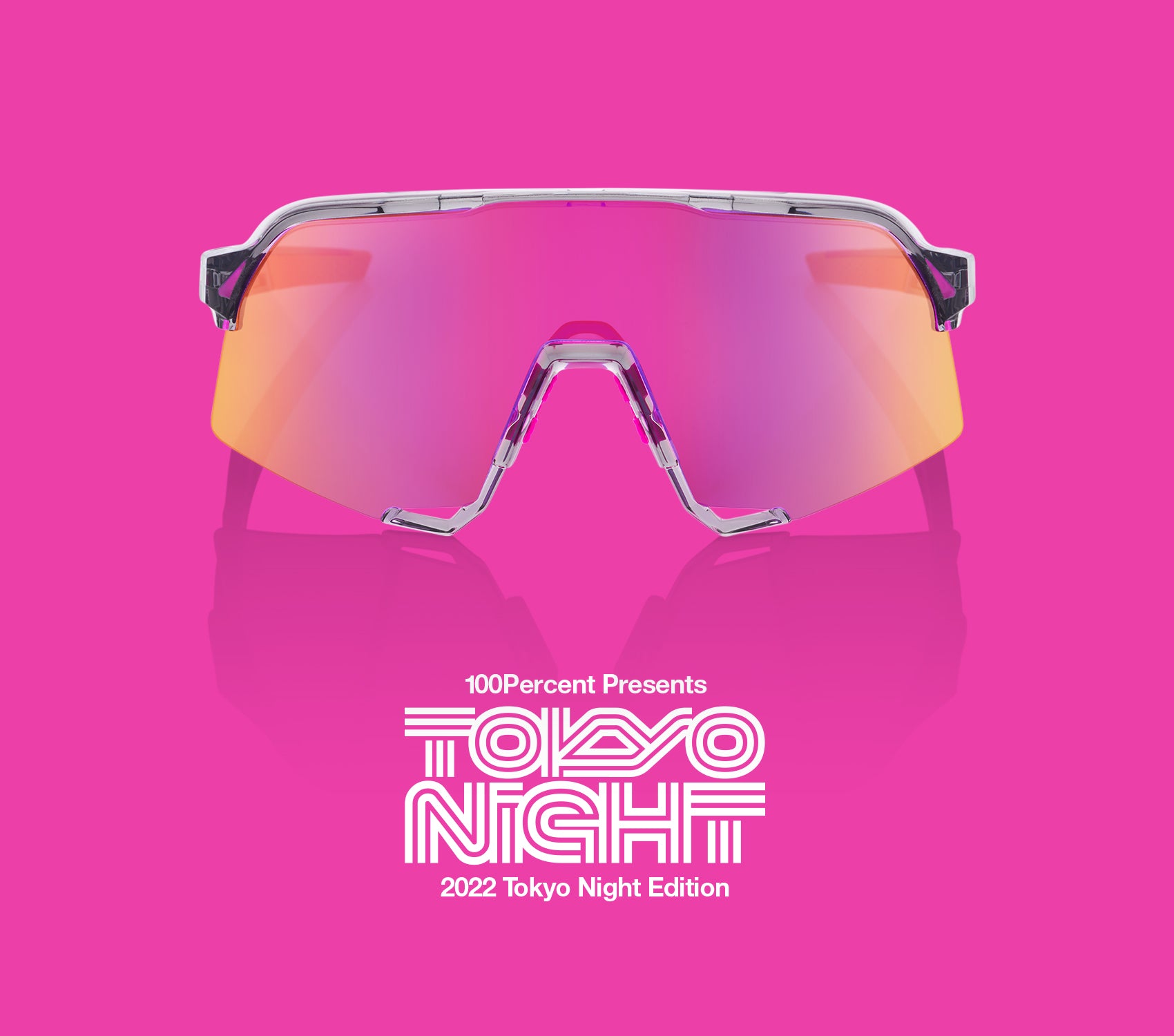 100% サングラス S3 Tokyo Night パープル-