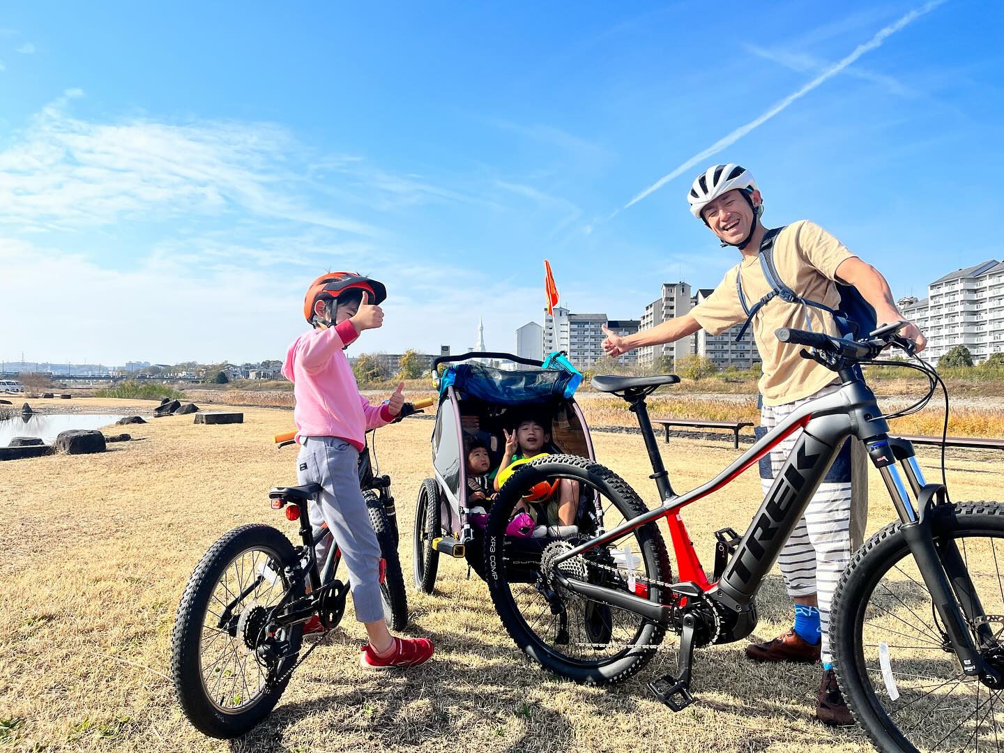 バーレー(Burley) で親子サイクリングしてきました！